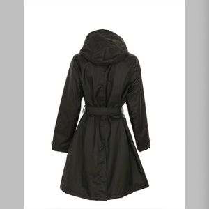 Capelli Newyork Solid Mid Length Trench Rain Coat